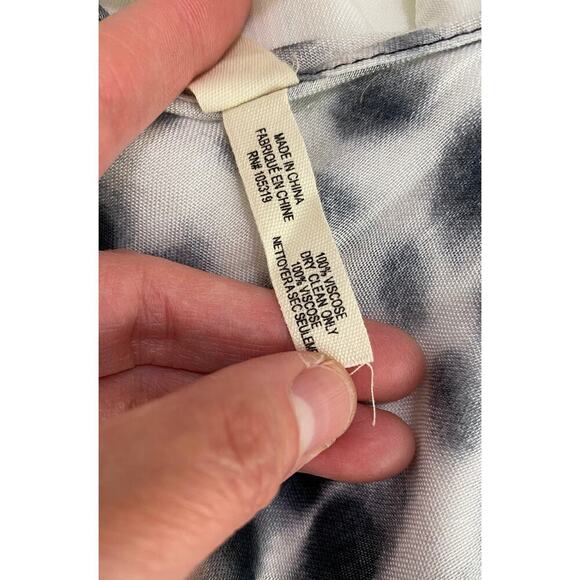 Michael Stars Women's White Gray Black Open Kimono Wrap - Picture 5 of 5